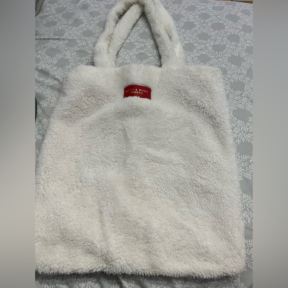 Bath & Body Works Sherpa Tote Bag